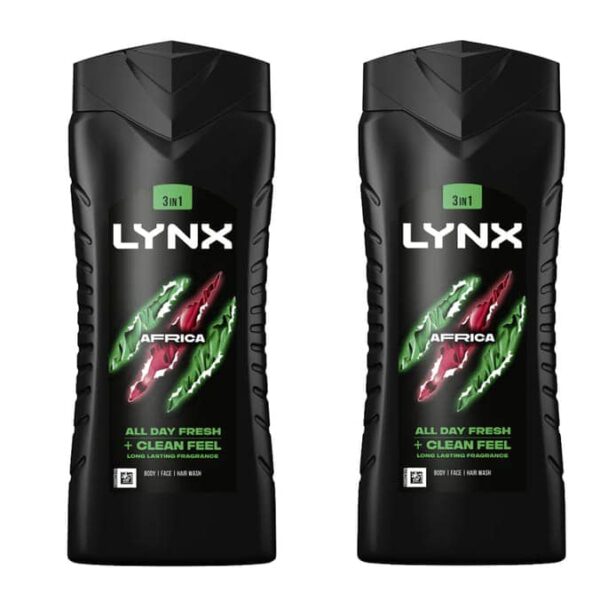 9 Lynx Body Wash 500ml - Africa