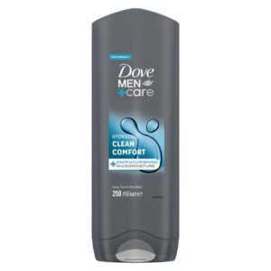 3 Dove Men+Care Hair + Face + Body Wash Clean Comfort 250ml