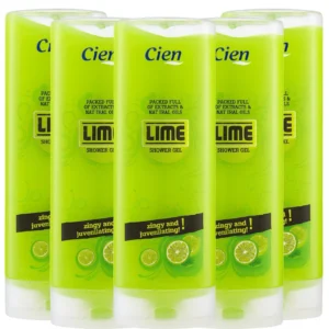 Cien Lime Shower Gel 500ml - Zingy & Rejuvenating Body Wash