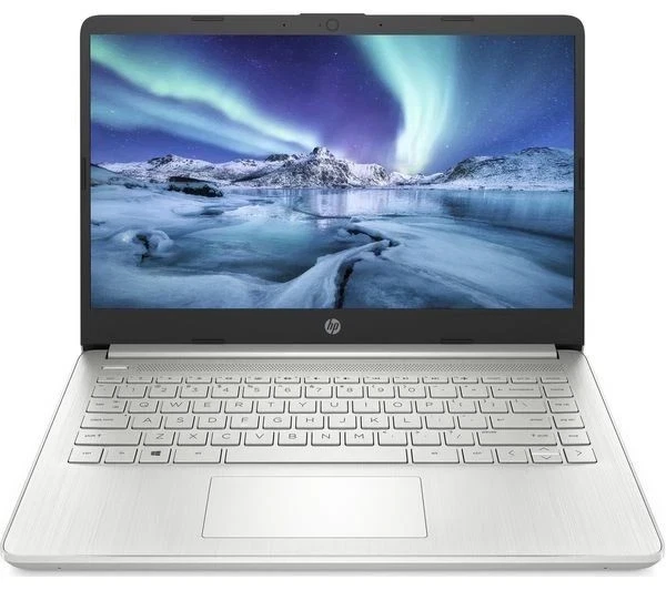 s-l1600 HP 14s-dq0500na 14" FHD Intel Pentium Gold 128GB SSD 8GB RAM Windows 11 Laptop